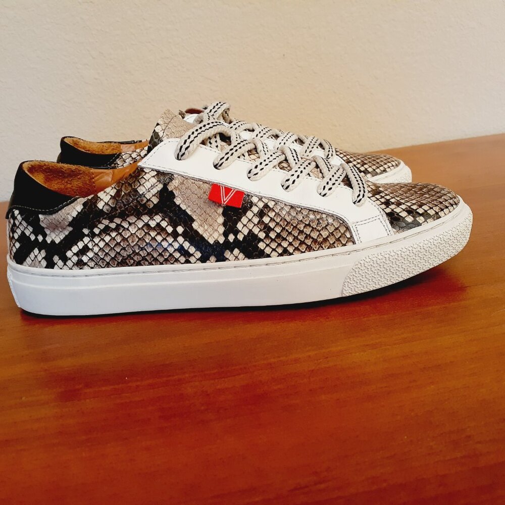 Veronica Beard Python Print Sneakers - image 4